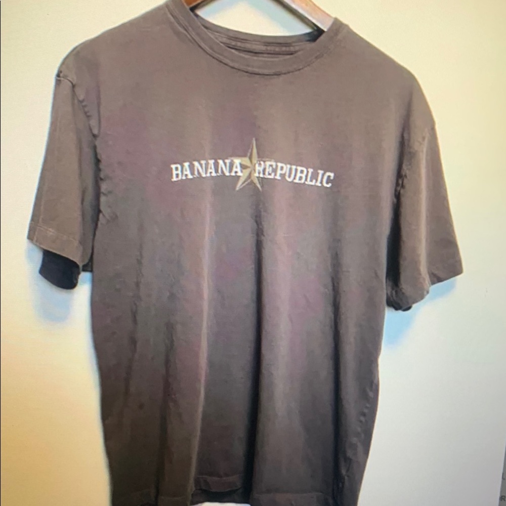 Banana Republic Men's Brown T-Shirt